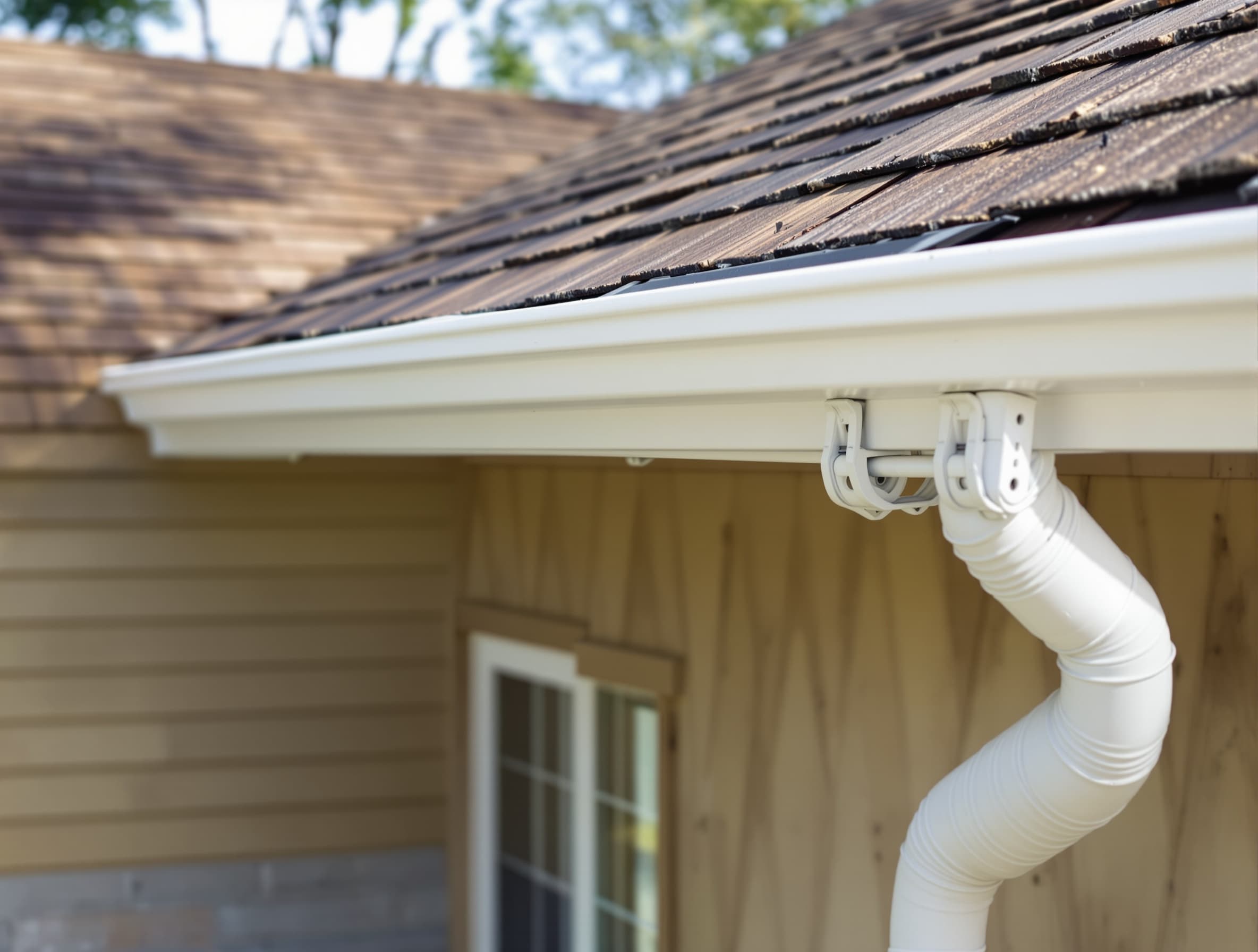 Seamless Gutter Installation on Long Island project 1